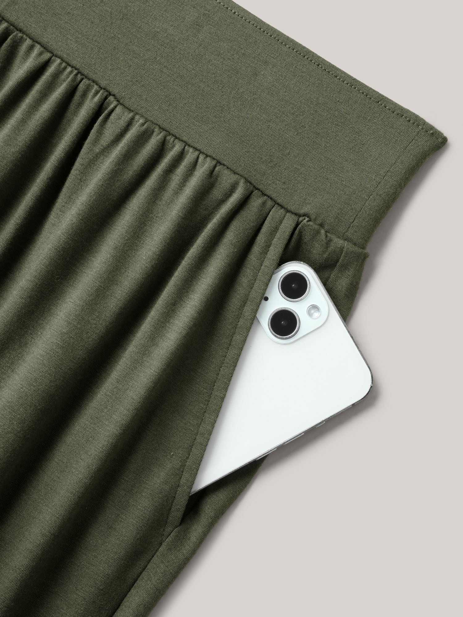 Keyhole Hem Ties Jogger Pants - Image 4